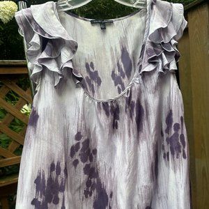 Silk Banana Republic Purples Top